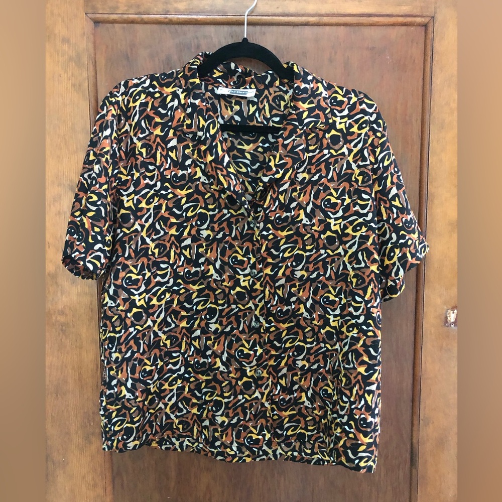 Vintage Patterned Button Down - image 1